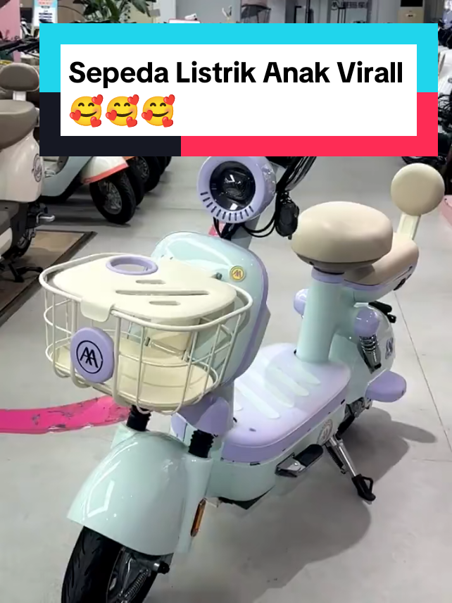Sepeda Listrik Anak Virall🥰🥰🥰 #sepedaanak #mainananak #viral #anakanak #seru 