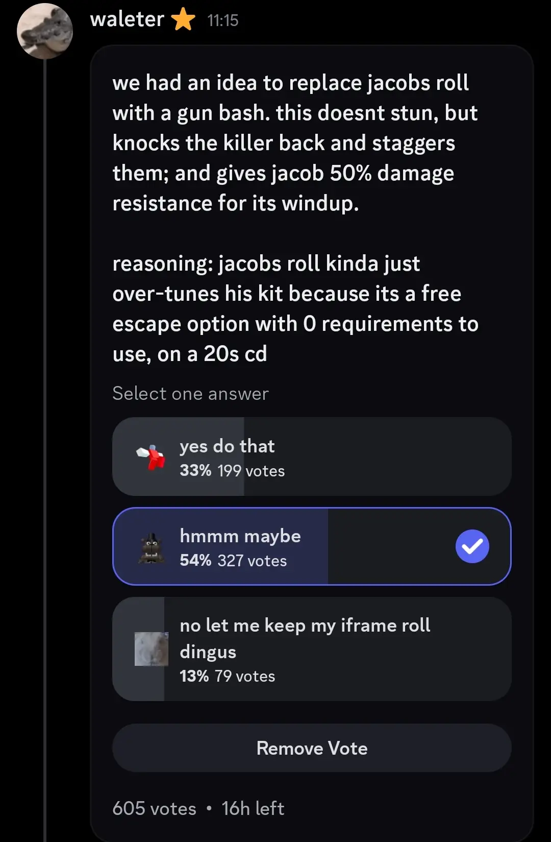 [POLLS] Hey gng what do you think abt replacement The rolls To Gun bash #pwnedby1400noli  #pwnedby1400dragondudes3  #pwnedby1400 #pwnedby14004amanda4 