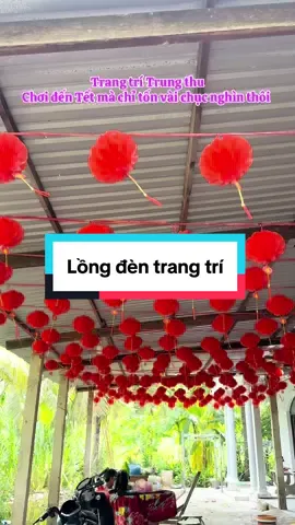 Chỉ cần 1 set lồng đèn đỏ, chắc chắn sẽ là điểm thu hút và chú ý rất nhiều người, đặc biệt không gian quán cafe, quán ăn, shop tranh thủ trang trí nha. #trungthu #trangtri #longden #longdentrungthu #trungthu2025 