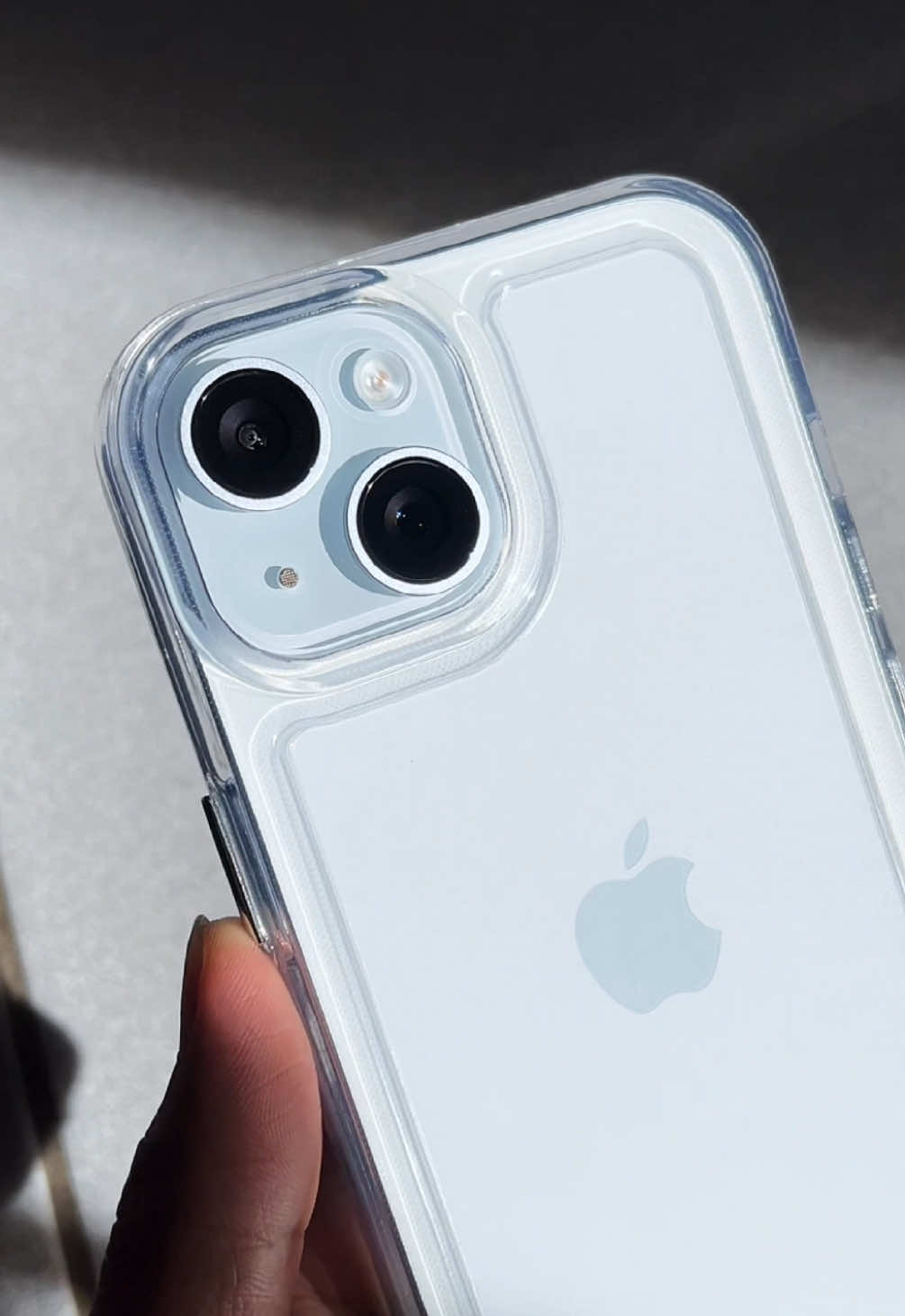 clear transparent shockproof acrylic non yellowing back phone case iphone #iphonecase #phonecase #clearcase #trendyphonecase #transparentcase 