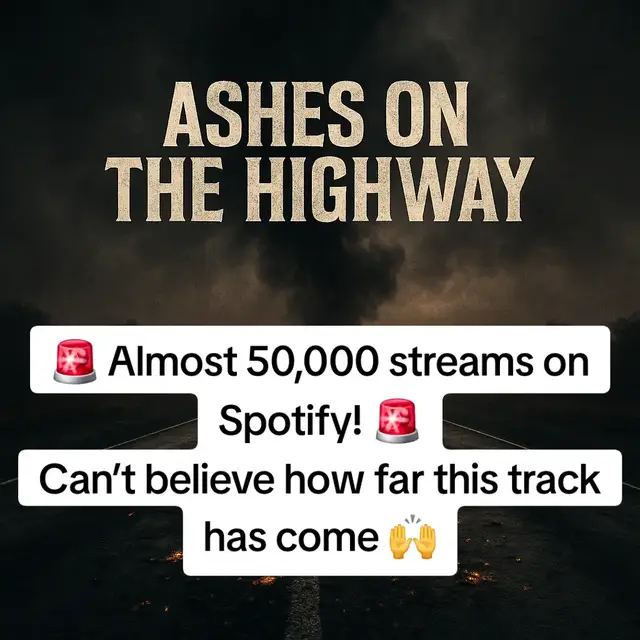 Almost 50,000 streams on Spotify! 🚨🙏 Thank you all for the amazing support so far ❤️ Let’s hit that milestone together! 💥 #DarkCountry #OutlawVibes #NewMusic #westernmusic #fyp 