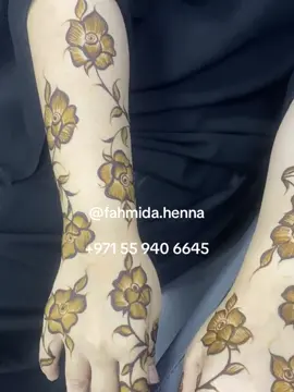 #onthisday New arabic 3D henna dejain #fahmidahenna #uaehenna #hennaclass #hennacones @everyone 
