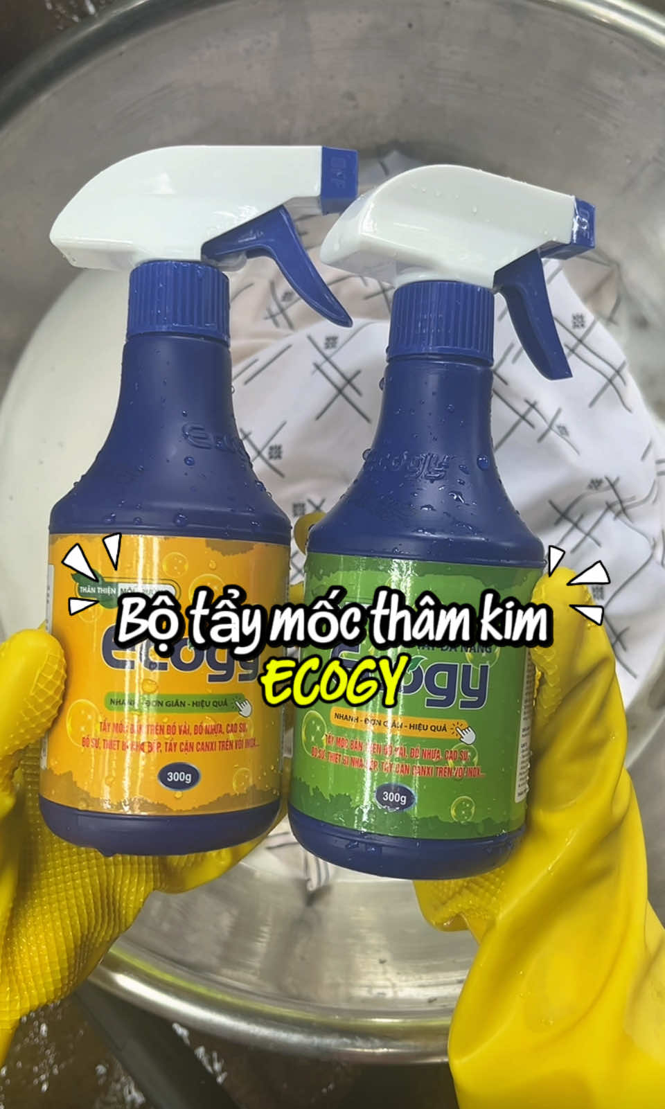 Cả nhựa chuối mà tẩy Ecogy còn tẩy sạch thì vết mốc thâm kim là chuyện nhỏ #tayquanao #ecogy #taydanang #tayruadanang #lalareview 