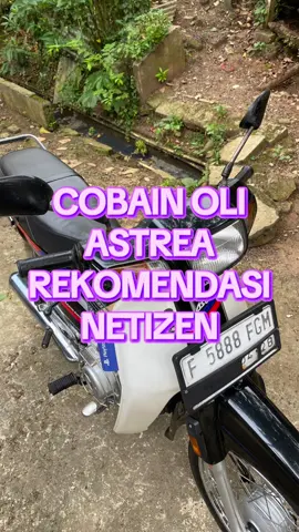 Membalas @Harishnur_077 Next kita coba oli apa lagi buat astrea? . . . . . . . #astreagrandindonesia #astreagrand #honda 