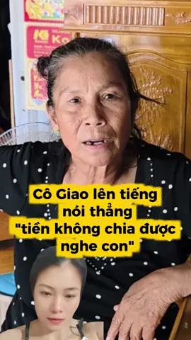 Cô Giao lên tiếng nói thẳng 