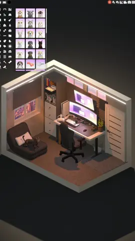 Small 2x3 room 🛌 #cozygaming #relaxing #gaming #wholesome #fyp 