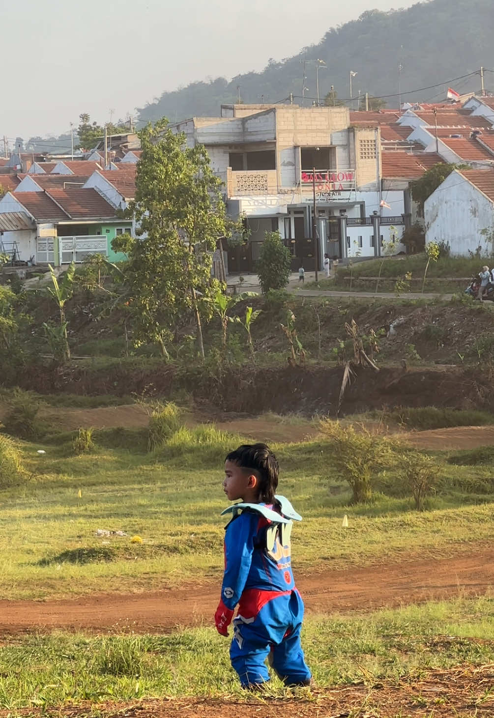 Pesona bocil 4thhhh 👀 #motocross #mxkids #grasstrack #mx50cc 