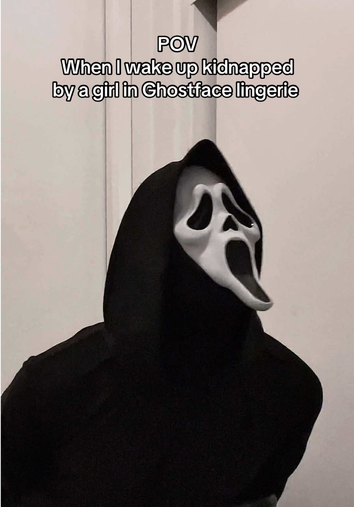 TAKE ME! TAKE ME! TAKE ME! #fyp #ghostface #ghostfacecosplay #booktokgirlies #ghostfacecult 