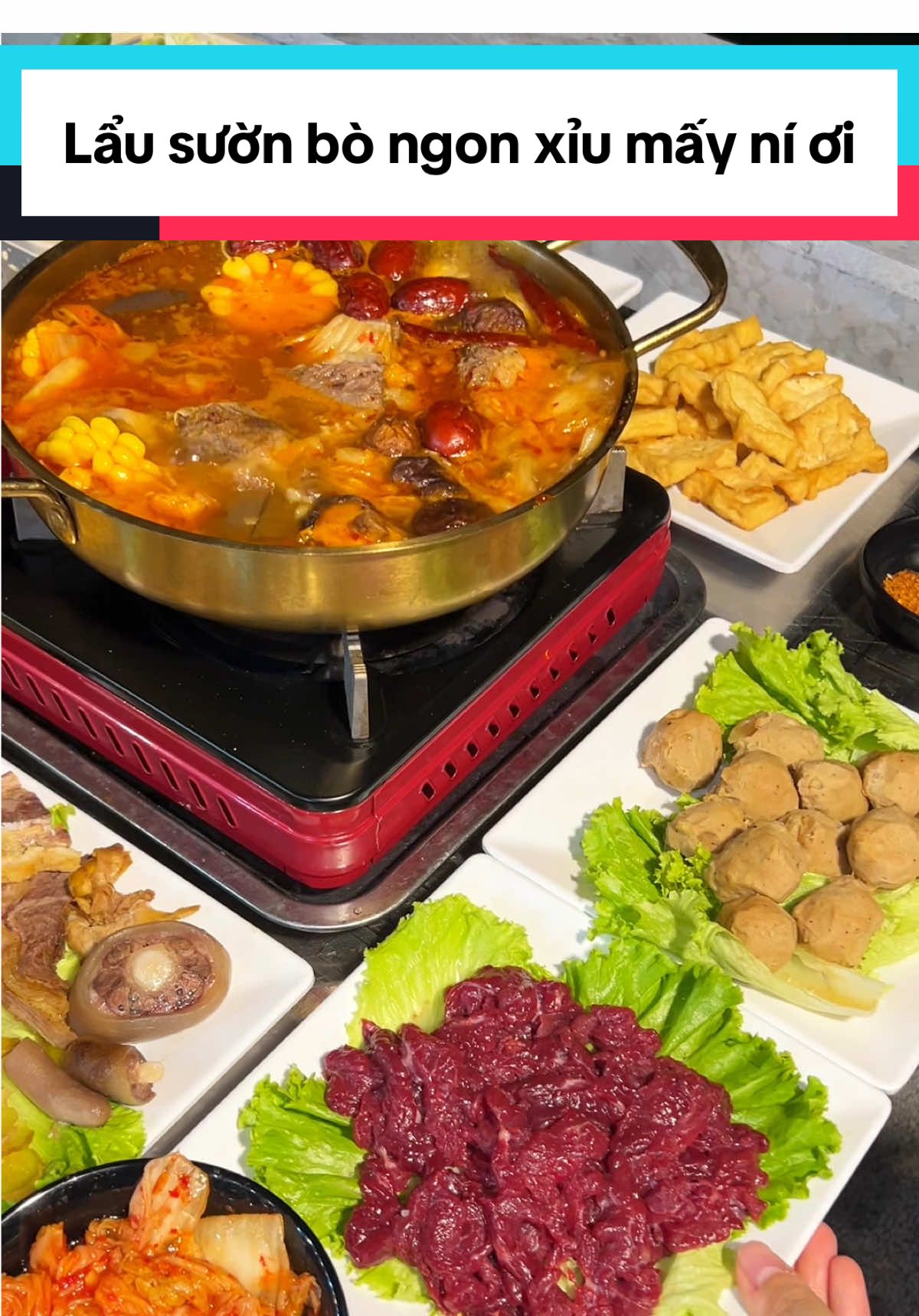 Ở ngay trung tâm Từ Sơn có một quán lẩu sườn bò view đỉnh của chóp, mà giá từ 125ca một người thôi.😙 #ancungtiktok #reviewanngon #LearOnTikTok #bacninhgoi #xuhuongtiktok 