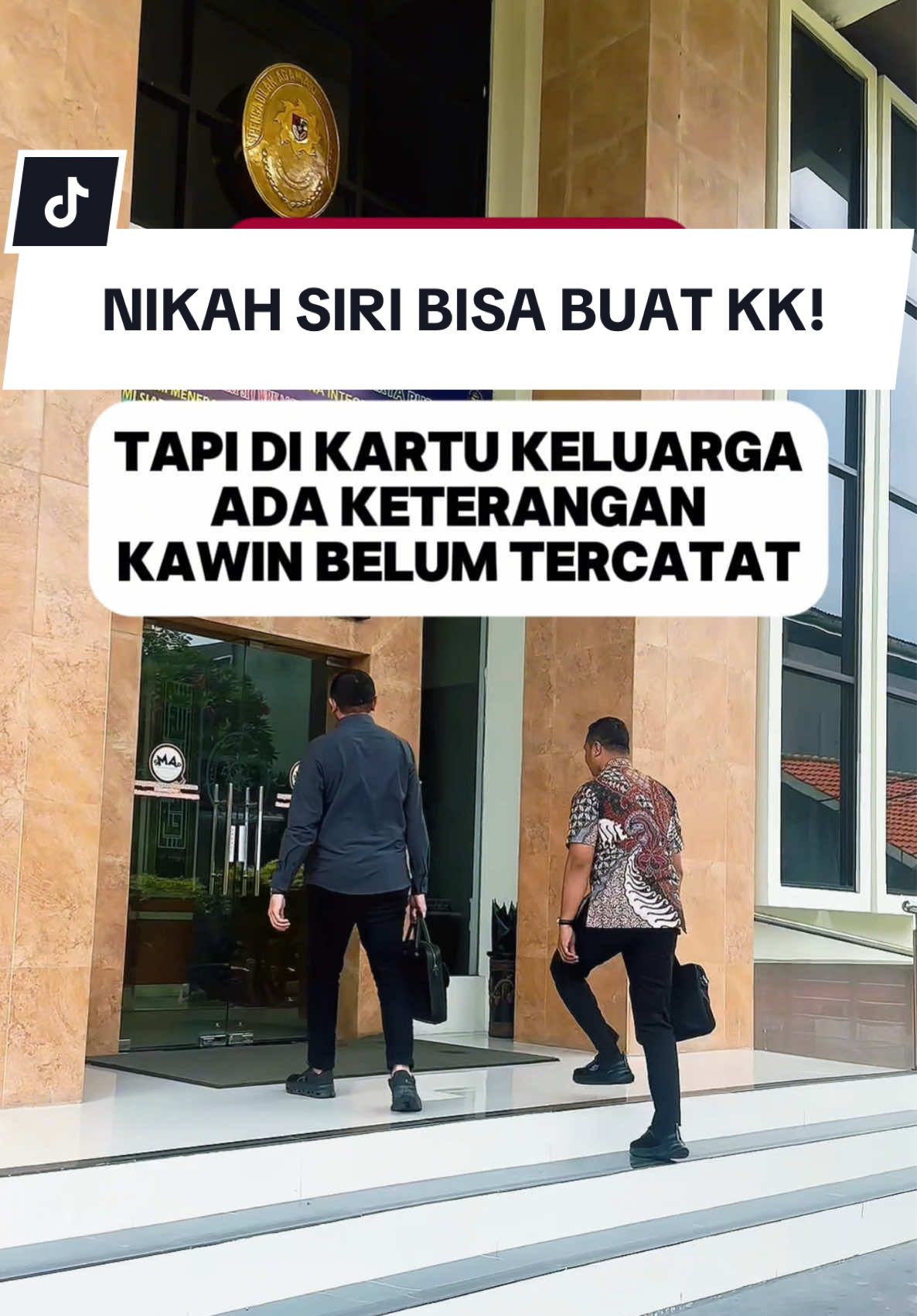 Nikah siri bisa buat kartu keluarga. #nikah #siri #jandamuda #suamiistri #istri 