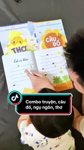 Combo sách truyện, thơ, câu đố, ngụ ngôn cho bé tập nói tập đọc #xuhuongtiktok 