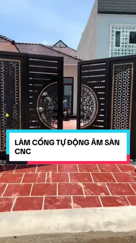 CỔNG CNC TỰ ĐỘNG MÔ TƠ ÂM SÀN #congtudong #minhtiencongtudong #congamsan 