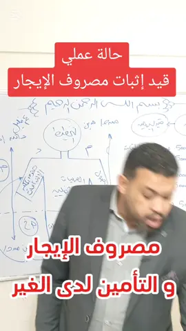 قيد إثبات مصروف الإيجار #محاسبين_المستقبل #tiktokviral #foryou #viral #explore 