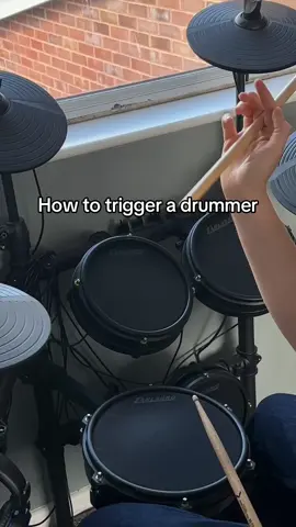 I cringed so hard making this #triggered #drummer