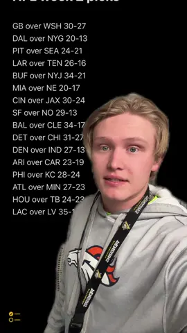 2025 WEEK 2 PICKS #nfl #football #sports #fyp