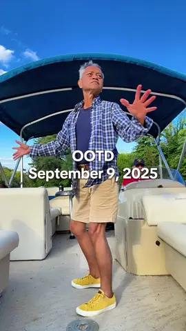 OOTD. Boat deck but make it Beyoncé-approved 💛👟🕶️ #OOTD #Menswear #FitCheck #StyleInspo #FashionTikTok