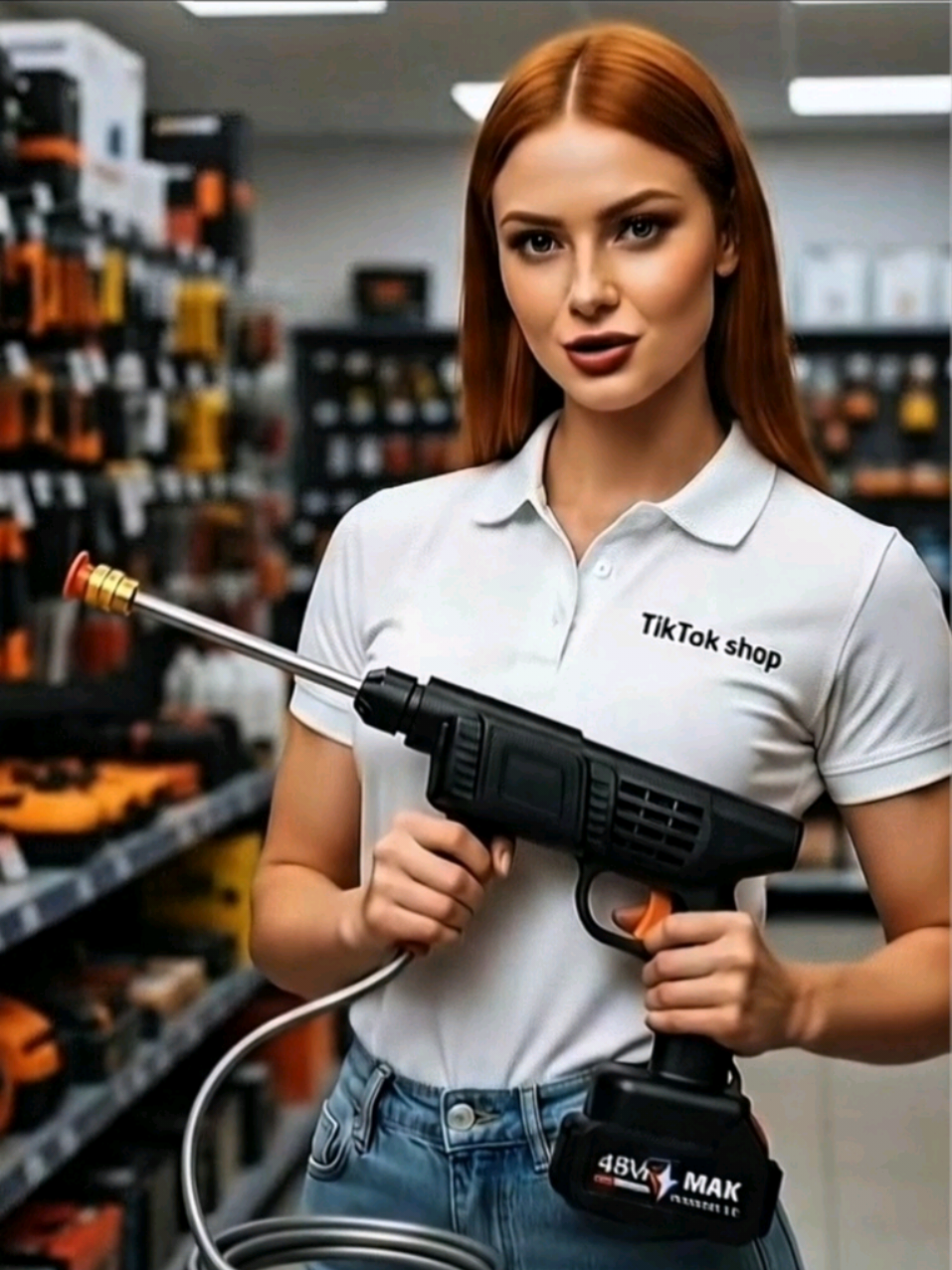 Lavadora portátil COMPLETA com mais de 55% OFF! 2 baterias recarregáveis, bico de pressão, espumador, maleta e todos os acessórios. Pra lavar carro, moto, calçada ou o que quiser -sem fio, sem enrolação. Promoção por TEMPO LIMITADO na TikTokShop! 🛒 #LavaJatoPortátil #oficial   #TikTokShopBrasil #carrolimpo 