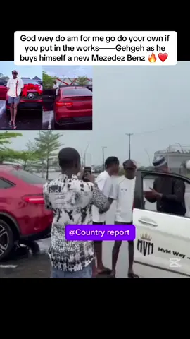 God wey do am for me go do your own if you put in the works——Gehgeh as he buys himself a new Mezedez Benz 🔥❤️ @Benzclub @GehGeh #tundeednut #vira #gehgeh #nigerian #vairalvideo 