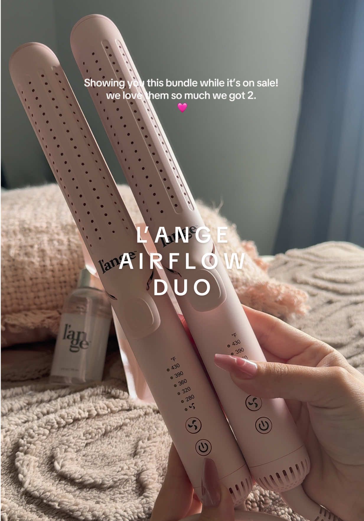 The air flow duo is perfect for minimizing damage to your hair, I got these for my girls because they love the way their waves look with this tool! #lange #langebundle #flashsale #tiktokshopcreatorpicks #hairtools 