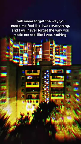 I’ll never forget 🥺🥀 There was a time when you made me feel like I was everything; the sun, the moon, and all the stars in between. I’ll never forget that feeling. But I'll also never forget how you made me feel like I was nothing; a ghost in my own life. Both versions of you are burned into my memory, and I'll never be the same because of it. #feelings #heartbreak #toxiclove #emotionaldamage #relatable 