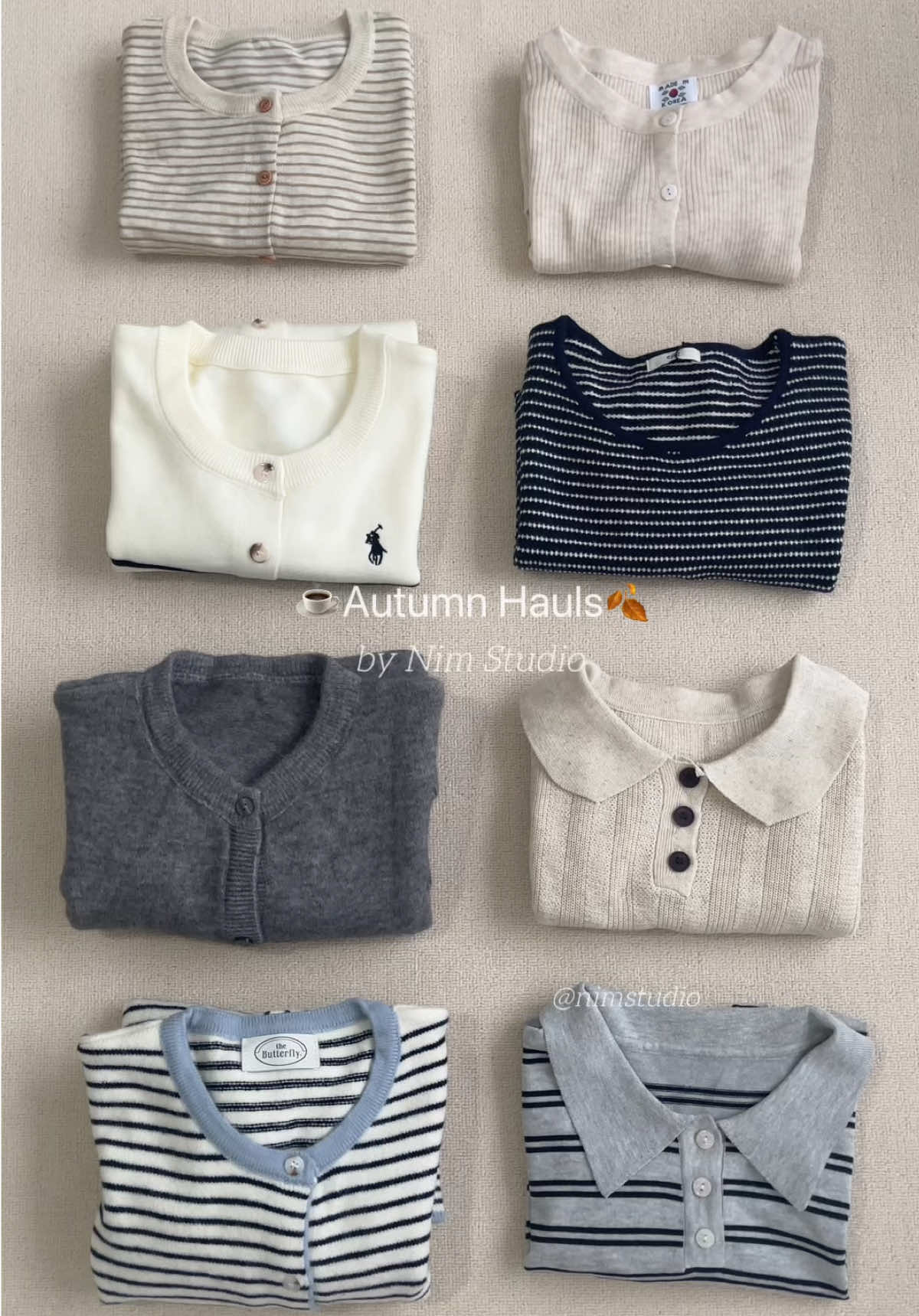 Cbi sắm đồ thu 🍂🤎☕️ #outfit #phoidoxinh #aolennu #xuhuong #shoppinghaul 