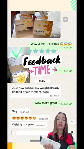 Lost 3kgs ✔ takot maubusan kaya nagstock ng 3 Months 😂 💛 Slowly but surely, confidence unlocked. 🙌 #FeelGreatSystem   #WellnessGoals