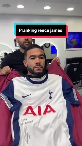 Tottenham shirt prank on Reece James @Finibyastar #prank #james #chelsea #spurs #reecejames 