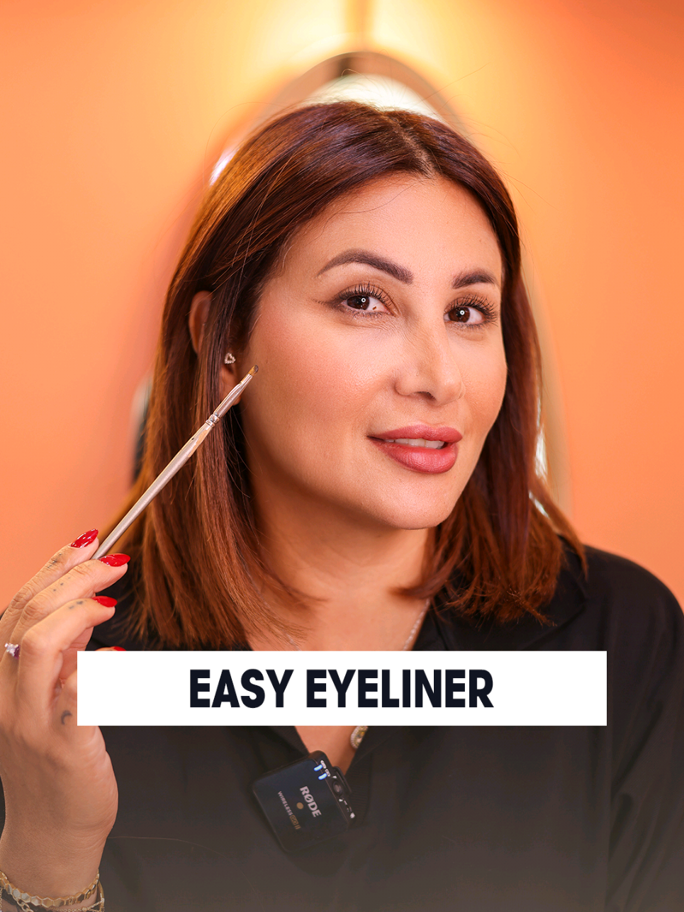 Quick & easy eyeliner hack 👁️✨ #makeup #beauty #Eyeliner #kostmakeup ‌أسرع وأبسط طريقة لآيلاينر مرتب 👁️✨ #مكياج 