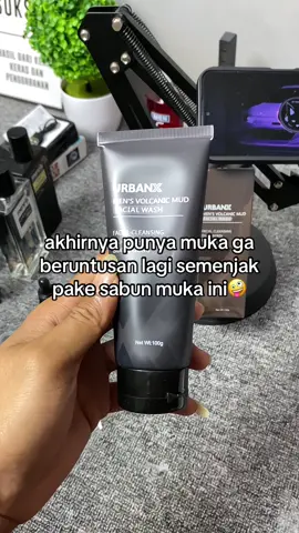 Solusi muka beruntusan buat cowo #facewash #sabunmukapria #urbanx 