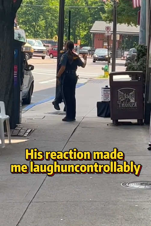 His reaction made me laugh uncontrollably 🤣#scareprank #scarecam #scary #scared #funnyvideos #foryoupage #foryour #funny #funnytiktok 