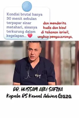 Kepala rumah sakit Gaza yang diculik menderita 
