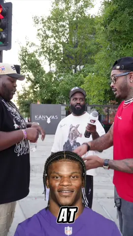 Is Lamar Jackson a GENERATIONAL talent? 👀🔥 #lamarjackson #nfl #football #streetinterview #fyp 