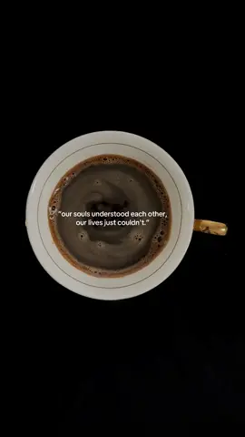 “our souls understood each other, our lives just couldn't.” #coffee #coffeetok #relationships #breakups #HealingJourney 