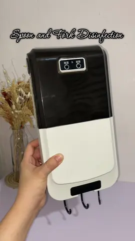 UV disinfection cabinet kitchen wall- mounted fork disinfection chopstick rest drain rack #spoonandforkstorage #uvdisinfectioncabinetkitchen 