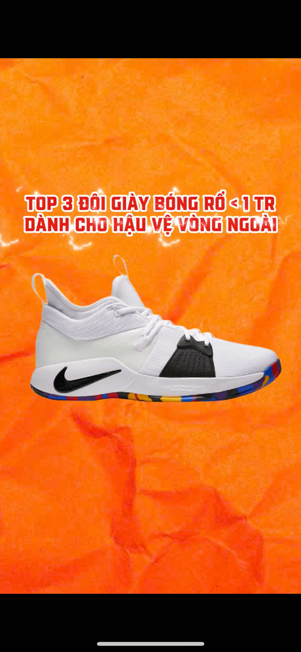 Top 3 đôi giày bóng rổ dưới 1 triệu dành cho hậu vệ vòng ngoài (Phần 2)#giaybongro #basketball🏀 #puma #lining #anta