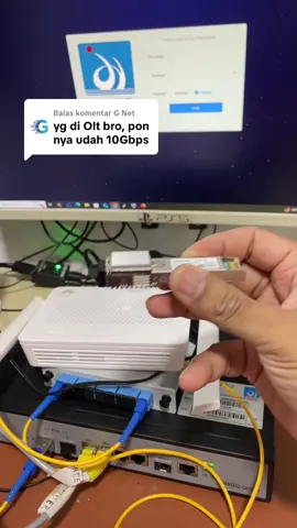Membalas @G Net mini OLT GPON SFP stick di mikrotik #internet #gpon #mikrotik #rtrwnet #olt 