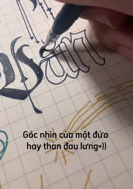 Tua 3x nhma vẫn rùa=))) #takenote #studyaesthetic #lettering 