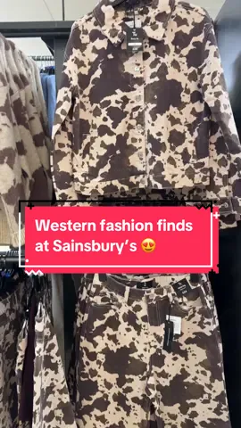 @Sainsbury’s clothing department got me wanting a whole new wardrobe for autumn 😍 #westernfashioninspo #sainsburys #cowgirlfashion #westernstyle #cowgirlcheck 