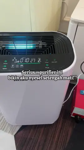 Kalau tau udara kotor bikin gampang sakit, udah dari kemarin aku beli purifier…”makanya kalian jangan tunda tunda deh, udara segar itu enak & segar #fypシ #airpurifier #penyegarudara #pembersihudara 