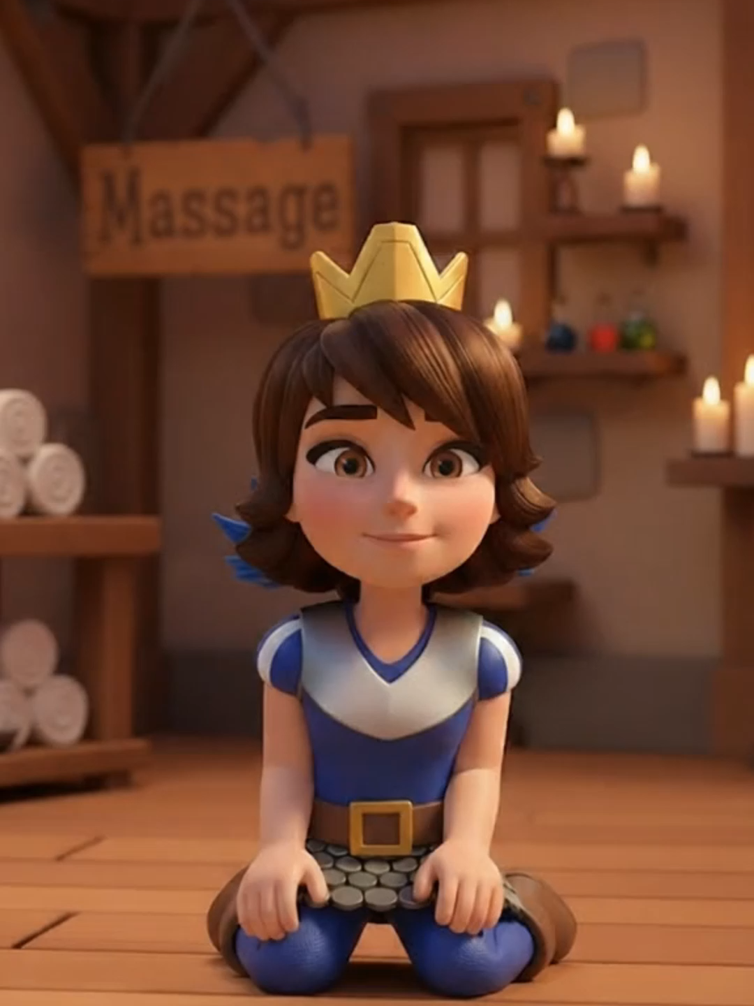 Princess Clash Royale opened massage saloon #clashroyale