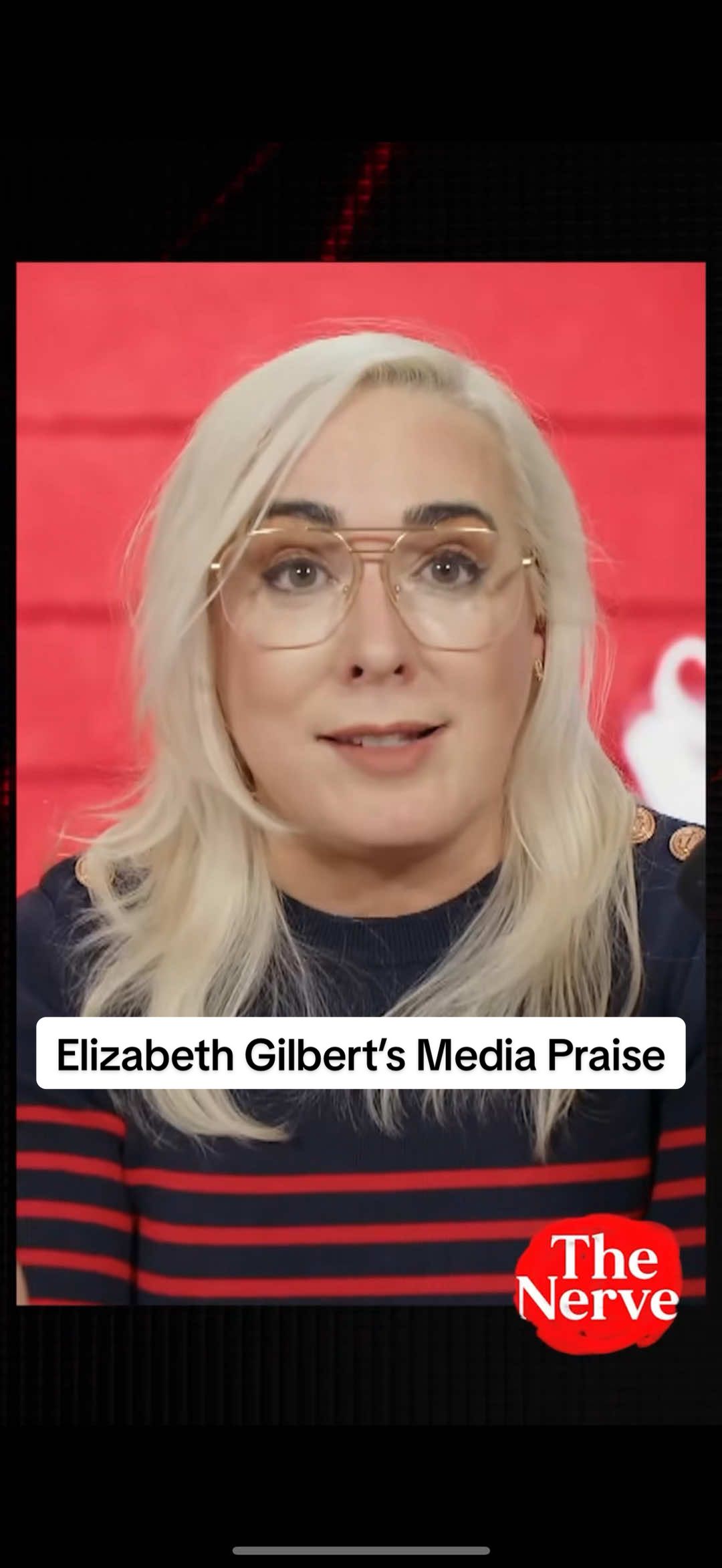 #MaureenCallahan calls out Elizabeth Gilbert’s media praise and why the press needs a closer look. #thenerveshow #news #popculture