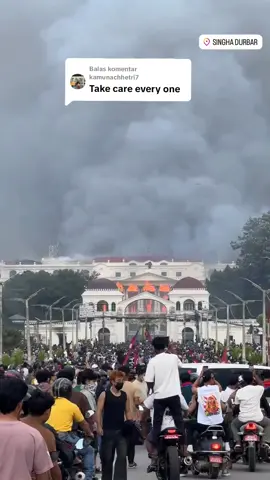 Membalas @kamunachhetri7  Amarah Massa Menghancurkan Segalanya ! Singha Durbar Terbakar jadi Abu ! #singhadurbar #massademo #demonepal #nepal #unjukrasa 