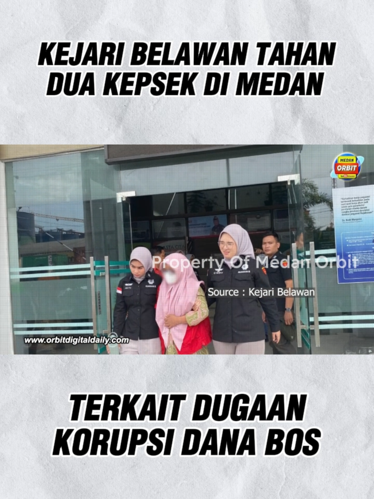 Kejaksaan Negeri Belawan menahan dua kepala sekolah terkait dugaan korupsi dana BOS tahun anggaran 2022 dan 2023. Pada Selasa (9/9/2025) Kasi Intelijen Kejari Belawan, Daniel Setiawan Barus, menyebut tersangka yakni Reny Agustina, Kepala SMAN 16 Medan, dan Renata Nasution, mantan Kepala SMAN 19 Medan yang kini menjabat Kepala SMAN 6 Medan. Keduanya diduga tidak mengikuti aturan pengelolaan dana BOS sesuai juknis dan Permendikbudristek. Akibatnya, kerugian negara ditaksir Rp826 juta dari pengelolaan Reny dan Rp772 juta dari Renata. #medanorbit #sumaterautara #korupsi #danabos Video Lainnya Tonton di Youtube Medan Orbit Baca Juga Berita Lainnya di https://orbitdigitaldaily.com/