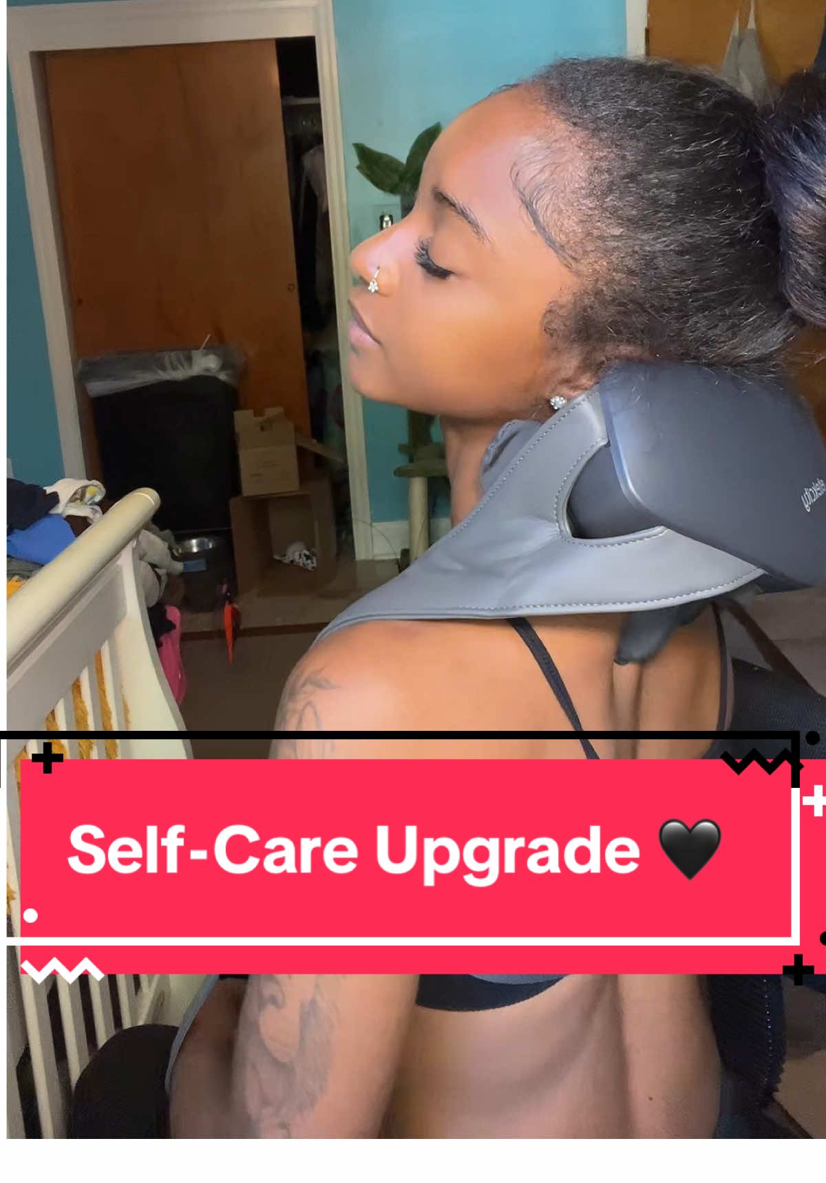 The self-care upgrade I didn’t know I needed #neckandbackmassager #heatedmassager #selfcarefinds #tiktokshopmusthaves #etekcity @Etekcity 