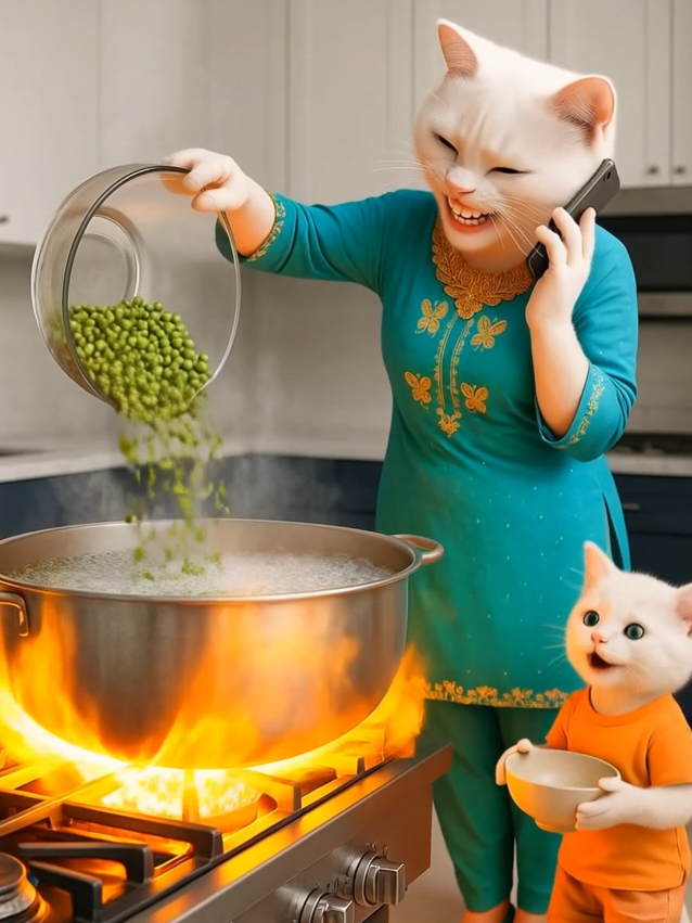 she served joy but hid  poison#aicat #ai #cat #aivideos 