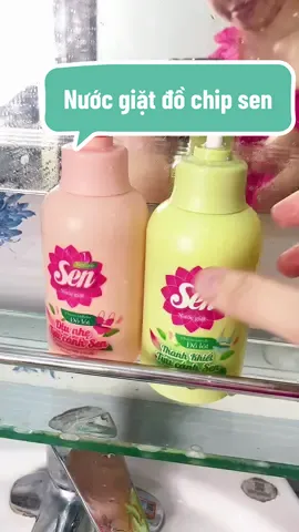 Combo 2 chai nước giặt đồ chip Sen#codieuduong1988 #xhtiktok #viralvideo #nuocgiatdochipsen 
