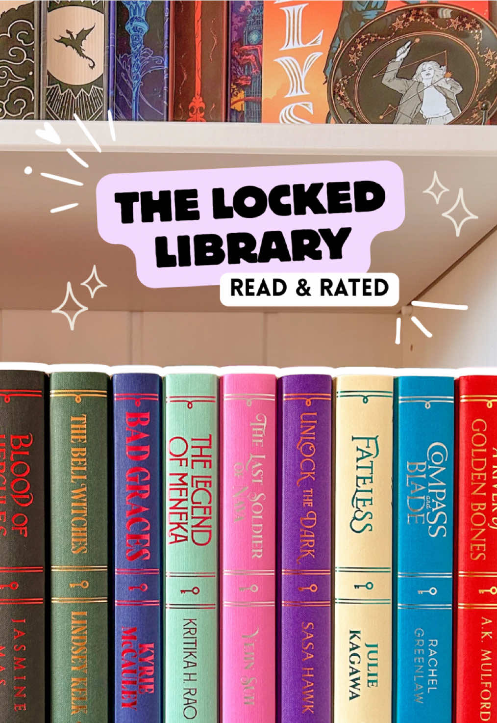 I am a rep for @The Locked Library ✨ Here is every edition I’ve read by them 😍 #thelockedlibrary #fantasybooktok #fantasybooktoker #fantasybook 