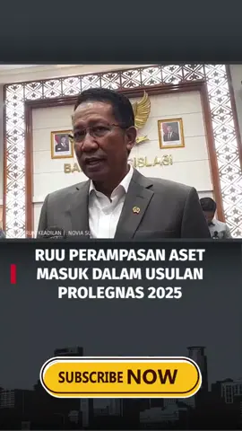 DPR RI telah memasukkan RUU Perampasan Aset dalam Prolegnas 2025. #ruuperampasanaset #dprri 