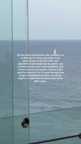 La vida no espera, y nadie merece menos que vivirla libre y feliz. #parati#fyp 