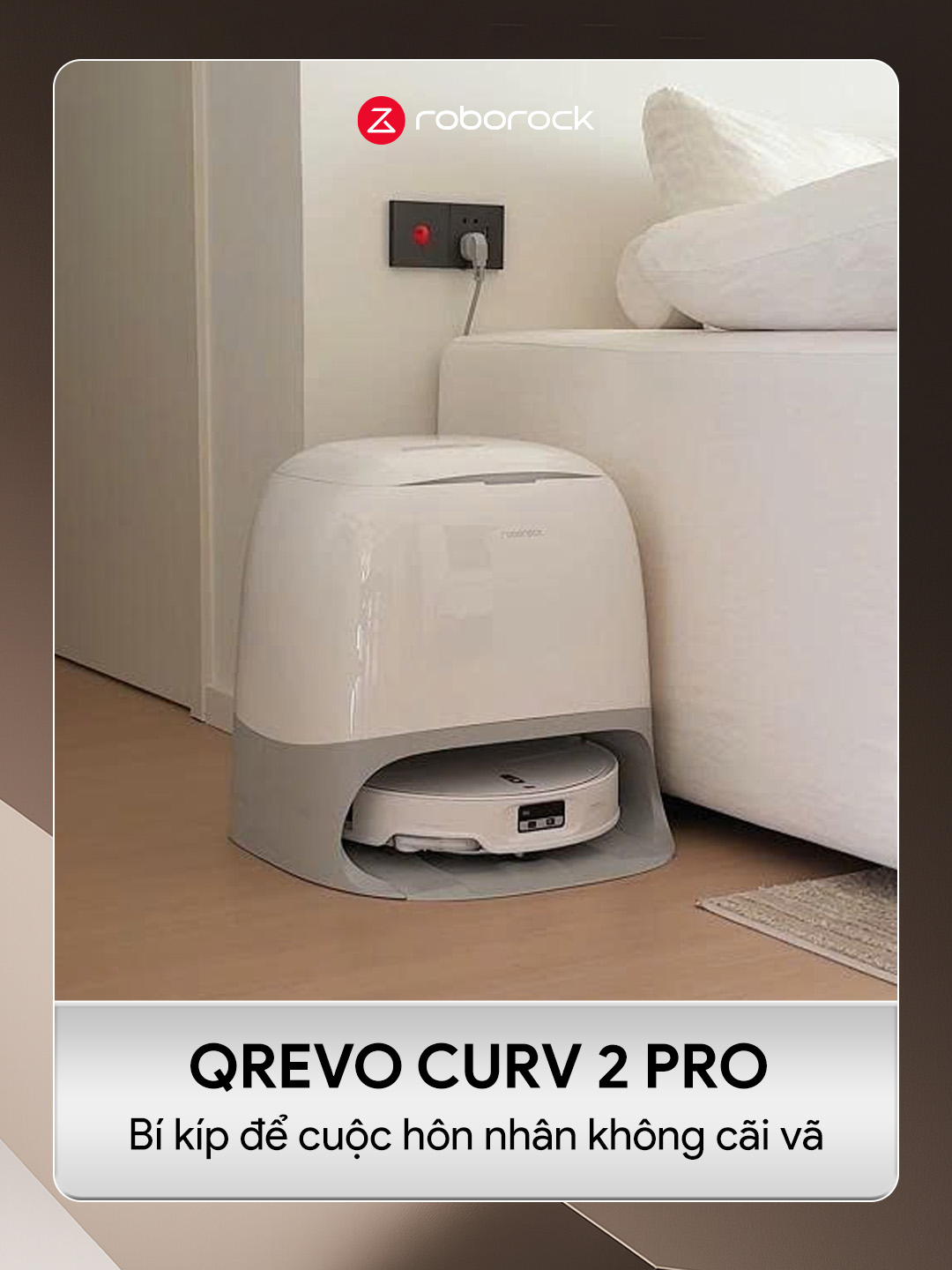 Hôn nhân hạnh phúc bắt đầu từ một ngôi nhà sạch sẽ. Qrevo Curv 2 Pro – quản gia thầm lặng, giữ tổ ấm tinh khôi 🌿 ✔️ Lau bằng lực ép 12N + nước nóng 60°C ✔️ Tự tháo giẻ khi gặp thảm, khung gầm nâng hạ 3cm ✔️ Lực hút 25.000Pa + chổi kép chống rối Việc dọn nhà → DONE ✅ Việc giữ tình cảm → nhẹ nhàng hơn nhiều 💕 #Roborockvietnam #otechvietnam #robothutbui #Roborock #vaccumcleaner #robothutbuilaunha #fyp #viral #QrevoCurv2Pro
